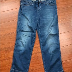 Amani Jeans navy .women dark blue stretch skinny jeans, size: 28